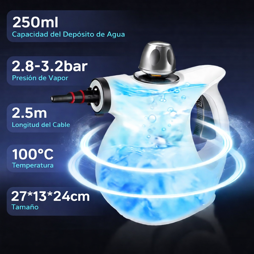 Máquina de limpieza a vapor presurizada todo en uno