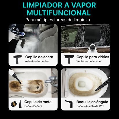 Máquina de limpieza a vapor presurizada todo en uno